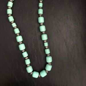 Turquoise beaded necklace